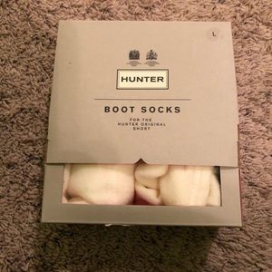 Hunter Short Boot Socks (cream)
